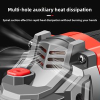Meuleuse d'angle sans fil VETEX professionnelle haute puissance à batterie lithium, machine de polissage électrique multifonctionnelle portative