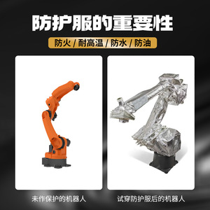 Zixi Yaskawa AR2010 Imported Protective Suit for Robots: High <b>Temperature</b> Resistance, Corrosion Resistance, and Flame Retardant - Product Image 5