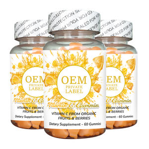OEM/ODM Premium 3 Kat Güçlü C Vitamini Jelibonları Kolajen Üretimini Artırır 60 Jelibon - Product Image 2