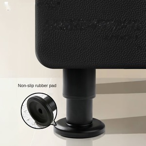 Hiện đại màu đen Kính thiên văn có thể điều chỉnh chiều cao chân sắt đồ nội thất phần cứng cho giường tủ bàn chân nhựa đứng cho nhà văn phòng - Product Image 2