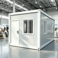 Vente en gros de maisons mobiles préfabriquées en kit de 20/40 pieds, mini-maisons, maisons conteneurs avec structure en acier léger