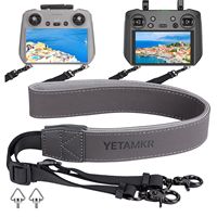 Mini-UAV-Fernbedienungs-Schultergurt mit 1/4-Zoll-Gewindeaufnahme aus PU-Material, kompatibel mit Universal RC/RC PRO/RC2 Systemen, Mavic
