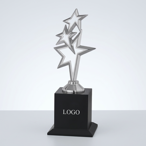 Premium Metal Star <b>Trophy</b> Gold Plated Black Base Model 653/A 10 Inch Sports Games - Product Image 4