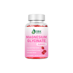Hot Sale Glycinate Gummy <b>Supplement</b> Stress Relief and Nighttime Relaxation Supply Enhance Concentration Calm And Stress Relief - Product Image 1
