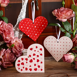 Thiệp chúc mừng hình trái tim đặc biệt Ngày Valentine Cử<span class=keywords><strong>a</strong></span> hàng Hoa Quà Tặng phước lành sự kiện Quà Tặng thẻ nhỏ tươi có lỗ - Product Image 4