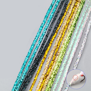 Ruban plat métallique effet peau de nymphe pour la confection de mouches pour la pêche à la truite, au bar et aux poissons d'eau salée - Outils et accessoires de pêche à la mouche - Product Image 1