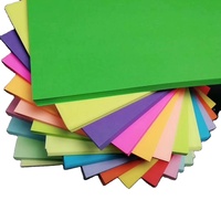 Papier bristol coloré cadeau personnalisé papier d'emballage de pâte de bois