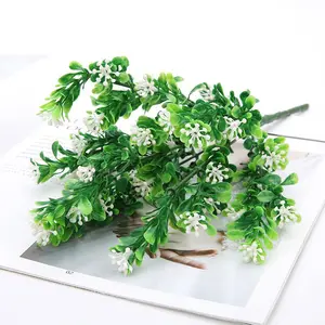 Factory direct sale plastic flower artificial plant potted for plant wall decoration