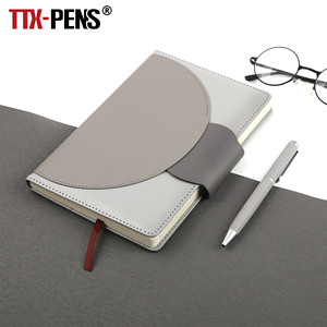 Vente en gros Bureau d'affaires personnalisé imprimé en cuir artificiel personnalisé A4A5 couverture rigide avec logo - Product Image 4