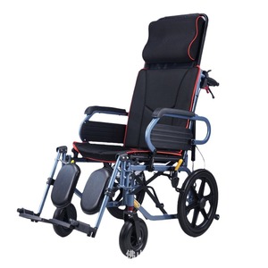 Fenghe Aluminum Alloy Manual Wheelchair High Back <b>Reclining</b> Foldable Lightweight Mobility Aid For Elderly - Product Image 5