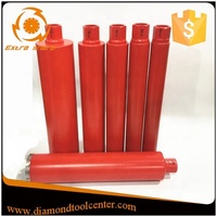 Foret diamanté à segment turbo extra-affûté CDB-50 50mm-102mm, finition argentée, pour béton, utilisation humide/sèche