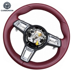 Volant en cuir personnalisable de qualité supérieure, pièces automobiles pour Porsche Panamera Cayenne Macan 918 718 Cayman 996 997 911 991 - Product Image 6