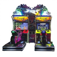 Nouvelle Machine de Jeu d'Arcade de Course de Moto à Deux Joueurs 2026, Simulateur Vidéo à Monnayeur, Construction Métallique, Certifiée CE, 110/220V