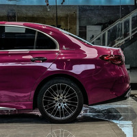 WRAPMASTER 1.52*15m TPU Brillante Magenta, Película Protectora de Pintura PPF de Color con Autocuración, Instalación en Húmedo, Película Autoadhesiva para Envoltura de Automóviles