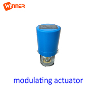 Winvall 2 Way 0 ~ 10v katup flens modulator 24VAC katup bola dunia aktuator elektrik dua arah katup besi cor