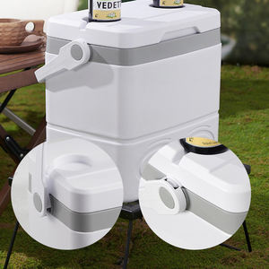 Nevera Portátil <span class=keywords><strong>de</strong></span> Plástico <span class=keywords><strong>de</strong></span> 8.5L <span class=keywords><strong>con</strong></span> Portavasos, Caja para Mantener la Comida Fresca, Caja <span class=keywords><strong>de</strong></span> Hielo Pequeña <span class=keywords><strong>con</strong></span> Cierre para Deportes al Aire Libre y Camping - Product Image 5