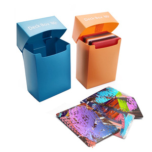 Boîte de rangement pour cartes précieuses, boîte de rangement pour cartes de jeu de société, boîte de rangement pour cartes à collectionner, boîte de rangement avec couvercle rabattable - Product Image 3
