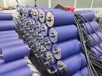 Roue basculante de moteur de rouleau intelligent zingué personnalisé pour la trieuse à grande vitesse