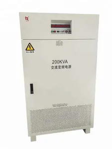 Konverter frekuensi variabel 380v 200kVA 50hz hingga 60hz, catu daya fase tunggal ke tiga fase