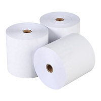 Étiquettes thermiques autocollantes perforées en rouleau de 300 feuilles, compatibles avec les imprimantes