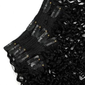 4A 4B 4C Brazilian Virgin Afro <b>Kinky</b> Curls Loose Deep Wave Lace Clip-in <b>Hair</b> <b>Extensions</b> Unprocessed Human <b>Hair</b> - Product Image 5
