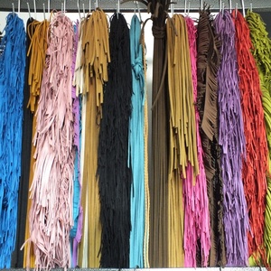 Gland en cuir synthétique microfibre daim pour vêtements sacs à main écharpes chaussures rideaux fausse <span class=keywords><strong>frange</strong></span> en cuir pour touche décorative - Product Image 6