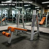 Rack de musculation professionnel pliable en métal avec banc inclinable, multifonctionnel pour l'entraînement de la poitrine et des squats