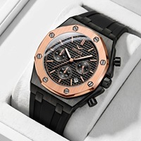 Hadiah Fashion Jam Tangan Pria Quartz Relogio Masculino Jam Tangan Bezel Dua Warna Multi Warna untuk Hadiah Liburan.