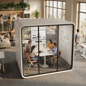 Geluidsdichte mobiele werkruimte, kantoorpod, vergaderpod, werkpod, telefoon-/studeerkabine - Product Image 6