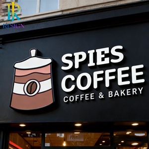 Letras 3D Urbanas Personalizables con Iluminación Frontal LED, Mini Letras de Acrílico y Acero Inoxidable para Negocios, Empresas, Cafeterías y Tiendas - Product Image 1