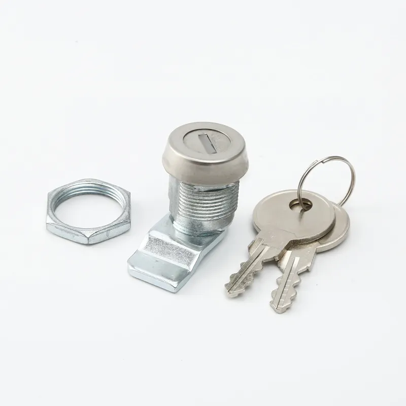 Vente chaude en alliage de zinc meubles armoire serrure à came boîte aux lettres mini serrure à came avec clé