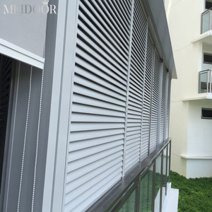 Cửa Chớp Cửa Sổ Nhôm Màu Tùy Chỉnh Kim Loại Cho Nhà Ở Văn Phòng Thiết Kế Đơn Giản - Product Image 2