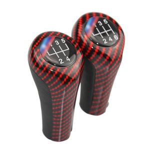 Poignée de levier de vitesse en fibre de carbone 5 vitesses 6 vitesses pour BMW E46 Design ergonomique - Product Image 3