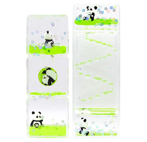 Nouveau liquide minuterie sensorielle Fidget jouets liquide mouvement barboteur ZIG ZAG minuterie d'huile gouttes d'huile <span class=keywords><strong>sablier</strong></span> - Product Image 1