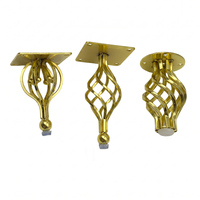 Vente en gros de pieds de meubles modernes en métal, personnalisables Or, Noir, Chrome, pour canapé, armoire, chaise, lit, quincaillerie de remplacement, direct usine