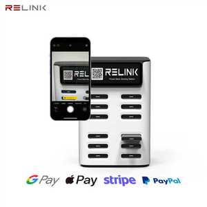 Station de charge empilable Relink CS-S12 à 12 emplacements |   Charge rapide |   Type-C/Micro USB |   Batterie externe partagée à usage commercial - Product Image 5