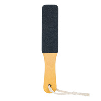 En stock épurateur de pieds à quatre faces en bois de hêtre 4-en-1 pieds lisses râpe fichier Long manche Portable callosités dissolvant callosités
