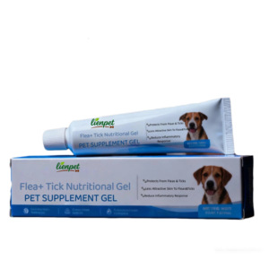 مكمل غذائي للحيوانات الأليفة جل غذائي ضد البراغيث والقراد للقطط والكلاب OEM/ODM يقلل من جاذبية الجلد للبراغيث والقراد ويقلل من الاستجابة الالتهابية - Product Image 1