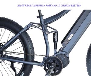 mtb DE SUSPENSIÓN COMPLETA <span class=keywords><strong>gordo</strong></span> e bicicleta 48V 1000W BAFANG de mediados de coche 48V 16ah LG de litio de la batería - Product Image 5