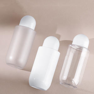 Botella de PET Esmerilada para Tónico, Tapa Semicircular, Envase Cosmético para Hidrosol y Esencia, Capacidad Personalizada - Product Image 2