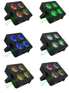 ไฟพาร์ LED rgbwa + UV 4PC * 18W แบตเตอรี่พาร์ไลท์ควบคุมระยะไกลไฟย้อม - Product Image 6