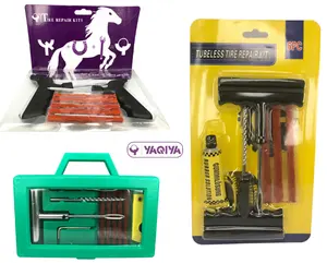 Kit de reparación de neumáticos con tapones para coche camión motocicleta automotriz todoterreno