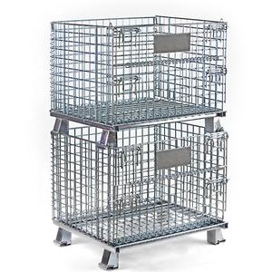 גודל קטן 800*600*640 חובה 500kgs טעינת כבל רשת מתקפלת מתקפלת - Product Image 4