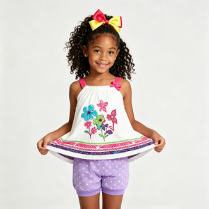 Ultimi Vestiti Estivi di Alta Qualità per Bambine, Abiti Lunghi Senza Maniche, Costume da Principessa Personalizzato - Product Image 2