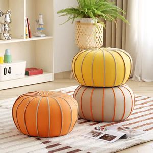 Pouf Round <b>Stool</b> Pumpkin Shape Multi Color Living Room Floor Seat For Home Decor Adults Children Elderly - Product Image 4