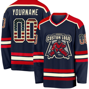 Maglie da <span class=keywords><strong>Hockey</strong></span> su Ghiaccio Reversibili in Rete di Alta Qualità per Allenamento, Set Squadra Personalizzabile con Sublimazione - Product Image 2