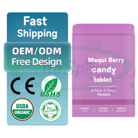 Comprimés de bonbons VitaSpring OEM Maqui Berry, extrait naturel et biologique de fruits de Maqui Berry