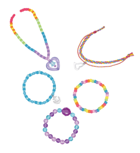 Set de Diseño de Joyas con Cuentas <span class=keywords><strong>para</strong></span> Niñas, con 2 Cajones, Juguete <span class=keywords><strong>para</strong></span> Hacer Pulseras y Collares, Kit de Cuentas <span class=keywords><strong>para</strong></span> <span class=keywords><strong>Manualidades</strong></span> <span class=keywords><strong>para</strong></span> Niños - Product Image 5