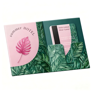 Tùy Chỉnh In Phòng Khách Sạn Thẻ Chìa Khóa Chủ Giấy Phong Bì Thẻ Chìa Khóa Ví Túi Túi Túi Tay Áo Kinh Doanh Thẻ Giấy - Product Image 1