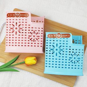Plastic Chopstick Rack Divided Lattice Type Quick Dry <b>Kitchen</b> <b>Storage</b> M Size - Product Image 4